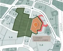  ?? CBRE ?? The property at 5 Oxley Rise has two separate titles — one for the 117,230 sq ft bungalow plot, and the other for the 33,967 sq ft road around Oxley Garden