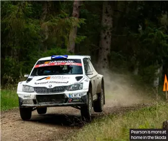  ?? Photos: Jakob Ebrey, Ben Lawrence ?? Pearson is more at home in the Skoda