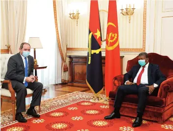  ?? DOMBELE BERNARDO | EDIÇÕES NOVEMBRO ?? Chefe da diplomacia argelina foi recebido, ontem, pelo Presidente da República