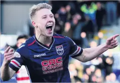  ??  ?? JAMIE JOY Lindsay is happy to be at Ross County this term