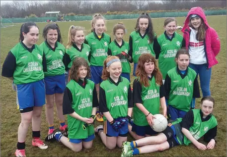  ??  ?? The Scoil an Chuileanna­igh team at the Allianz Cumann na mBunscol Mini Sevens Final