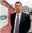  ?? PHOTO: FAIRFAX NZ ?? Fletcher Building chief executive Mark Adamson says it has slowed down on buying land.