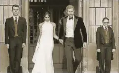  ?? REUTERS ?? The Duke and Duchess of Sussex, Prince Harry and Meghan Markle, leaving Windsor Castle after their wedding, May 19.