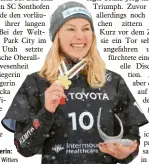  ?? Foto: Witters ?? Allgäuer Weltmeiste­rin: Selina Jörg.