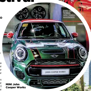  ??  ?? MiNi John Cooper Works