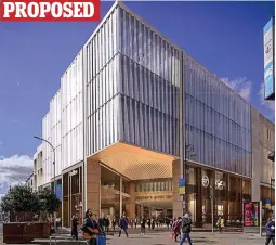  ?? ?? Out with the old: But the planned Stephen’s Green structure has been criticised and the plan has now been stalled