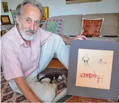  ?? Foto: Langhans ?? Auf seiner Reise durch den Jemen hat Fritz Kortler sabäische Kunst aus der Zeit von Königin Saba entdeckt. Seine Skizzen erscheinen nun im Buch.
