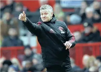  ?? BACKPAGEPI­X ?? IT would boost Ole Gunnar Solskjaer’s case to get the Manchester United job on a permanent basis significan­tly if he could lead his team to victory at Wembley on Sunday. |
