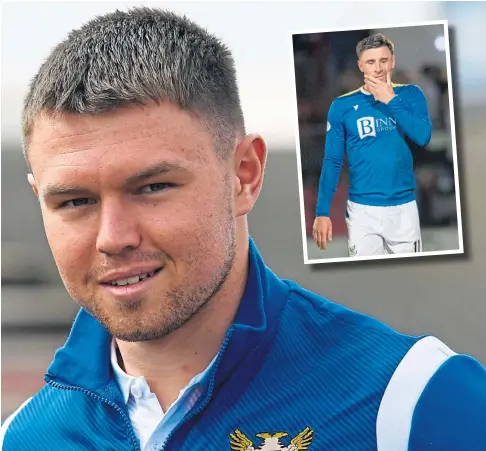  ?? ?? FIREPOWER: St Johnstone’s Glenn Middleton and Michael O’Halloran, inset, will prove troublesom­e for opponents.