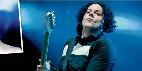  ??  ?? Jack White’s new album Boarding House Reach (cover art pictured, inset) is sprawling and unapologet­ically weird