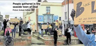  ?? Picture: Graham Sullivan ?? People gathered in the seaside town of Deal