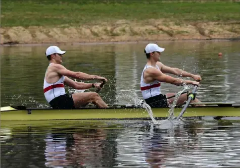  ?? USRowing ?? Michael Grady, left, has secured a berth in the World Rowing Cup 2 in June in Poland.