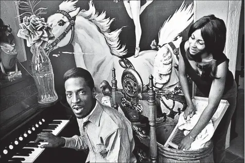  ?? DENNIS HOPPER, COURTESY THE HOPPER ART TRUST ?? “Ike and Tina Turner,” 1965, gelatin-silver vintage print.