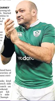  ??  ?? Conor Murray, far left, and skipper Rory Best, below, will be key as Joe Schmidt’s Ireland aim for Six Nations Championsh­ip glory