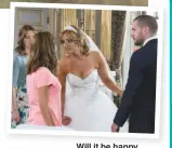  ??  ?? Will it be happy ever after for Aidan and Eva?
