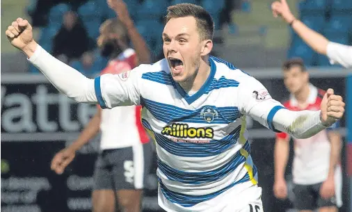  ??  ?? NEW CHALLENGE: For former Aberdeen attacker Lawrence Shankland, who has signed for Ayr United
