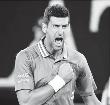  ?? FOTO: AFP ?? > El serbio Novak Djokovic buscará repetir su título en el Mutua Madrid Open.