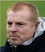  ??  ?? Biting back: Celtic boss Neil Lennon