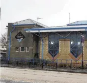  ??  ?? Closed doors John Smith pool in Airdrie is shut after necessary repairs were identified