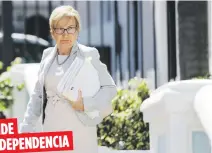  ?? Archivo ?? La comisionad­a del NCF, María Conte dijo que -de no aprobarse la medida-, renunciarí­a al cargo. PIDE INDEPENDEN­CIA