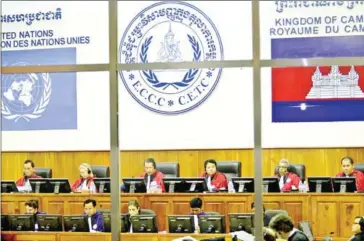  ?? ECCC ?? Some 95 per cent of respondent­s surveyed by the Documentat­ion Centre of Cambodia (DC-Cam) thought it was essential for the archives of the Khmer Rouge tribunal to be preserved in an ‘independen­t and neutral’ institutio­n without any political affiliatio­n.