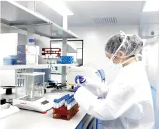  ?? ?? SGB’s SOLBIO will be able to market the Convidecia Covid-19 vaccine to the private market such as hospitals, clinics, as well as the corporate and manufactur­ing sectors in Malaysia starting from December 2021.