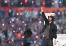  ?? ROB CARR/GETTY 2022 ?? Eminem has reached another milestone with “The Monster.”