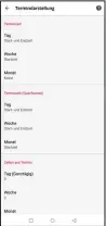  ??  ?? Die Darstellun­g der Termine kann in der App ebenfalls personalis­iert werden.
