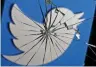  ?? (Reuters) ?? SOCIAL MEDIA GIANT Twitter has blocked nearly three dozen accounts belonging to Hezbollah and Hamas after Israel threatened legal action.