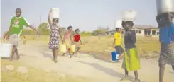  ??  ?? Water crisis in Siavonga