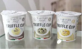  ?? Pawan Singh / The National ?? Truffle cups provide instant, but fancy, satisfacti­on