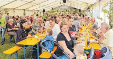  ?? FOTO: ELISABETH SOMMER ?? Das Lindenfest in Ingstetten ist ein Ereignis für die ganze Familie.