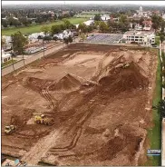  ?? TY GREENLEES / STAFF ?? Kettering Health Network’s new Troy Hospital site is being prepared for constructi­on.