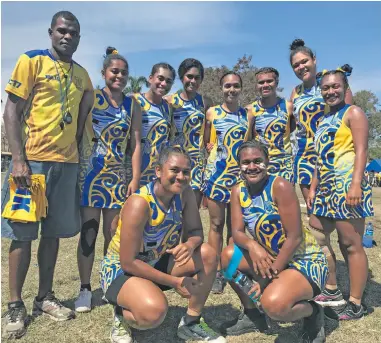  ?? Photo: Yogesh Chandra ?? Suva Grammar School Under-19 girls at Central College in Lautoka on August 16, 2018.