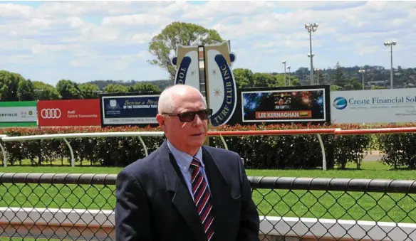  ?? PHOTO: GLEN MCCULLOUGH ?? MOVING ON: Peter Turnbull retired from the Toowoomba Turf Club board this week after two months as chairman.