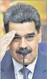  ??  ?? Nicolás Maduro.