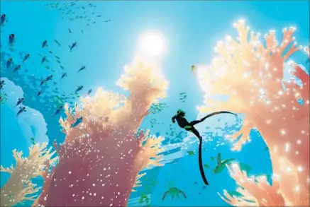  ?? Images from Giant Squid Studios ?? NO OTHER video game focuses so clearly on re-creating a vast, majestic and mysterious aquatic universe as the peaceful “Abzu.”