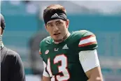  ?? AL DIAZ adiaz@miamiheral­d.com ?? Early enrollee Jake Garcia proved to be a quick study, and his play was eye-opening to coaches and teammates.