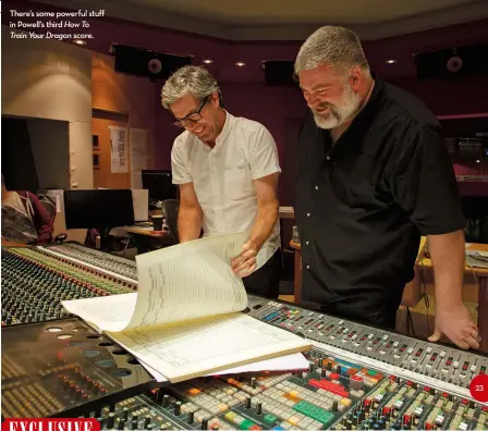  ??  ?? There’s some powerful stuff in Powell’s third How To Train Your Dragon score.