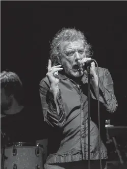  ?? Tribune News Service ?? ■ Robert Plant and The Sensationa­l Space Shifters perform live on stage on Dec. 8 at The Royal Albert Hall in London.