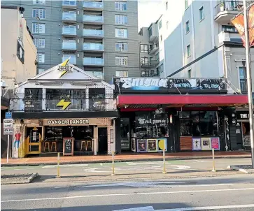  ??  ?? Two prominent Wellington properties, next to each other on Courtenay Place, are for sale.