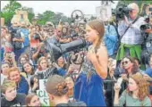  ?? AFP ?? ■ Swedish activist Greta Thunberg at an event in Washington.