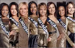  ??  ?? Les 30 candidates à l’élection de Miss France ont été présentées mercredi.