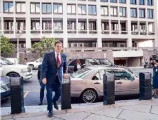  ?? ?? Paul Manafort, President Donald Trump's former campaign chairman, arrives at federal court in Washington on June 15, 2018.