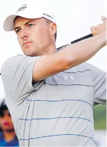  ?? VERNON BRYANT/THE ASSOCIATED PRESS ?? Jordan Spieth (No. 3) and ninth-ranked Hideki Matsuyama are the only players in the world top 10 in the field at the AT&T Byron Nelson tournament, which begins Thursday in the Dallas area.