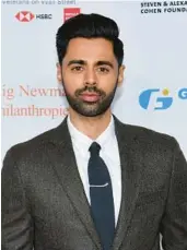  ?? ANGELA WEISS/GETTY-AFP 2019 ?? Comedian Hasan Minhaj will host the Film Independen­t Spirit Awards on Saturday.