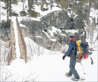  ?? PHOTOS: GETTY IMAGES ?? Snowshoes turn a winter walk into snow play. If you can walk, you can snowshoe. No lessons required and 400 acres of trails to enjoy.