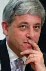  ??  ?? Denials: John Bercow