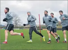  ??  ?? LOS TITULARES. Laporte, Aduriz, Balenziaga, Bóveda y San José.