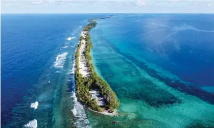  ?? Photograph: Kalolaine Fainu/The Guardian ?? Former attorney general Feleti Teo has been named prime minister of Tuvalu, four weeks after elections were held in the Pacific nation.